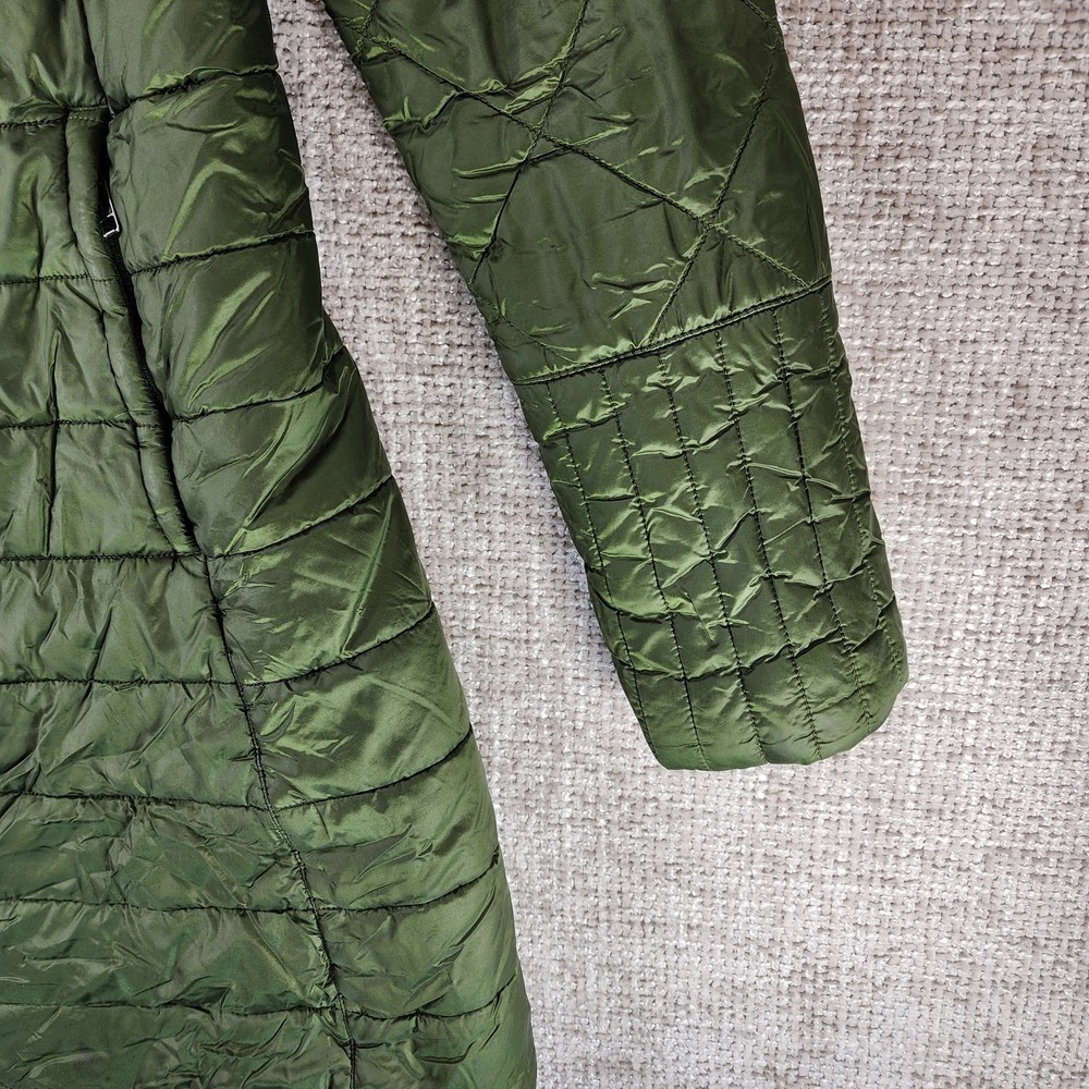 Patagonia Radalie Parka Jacket Womens S Olive Insulated Quilted Puffer Coat - Picture 3 of 14